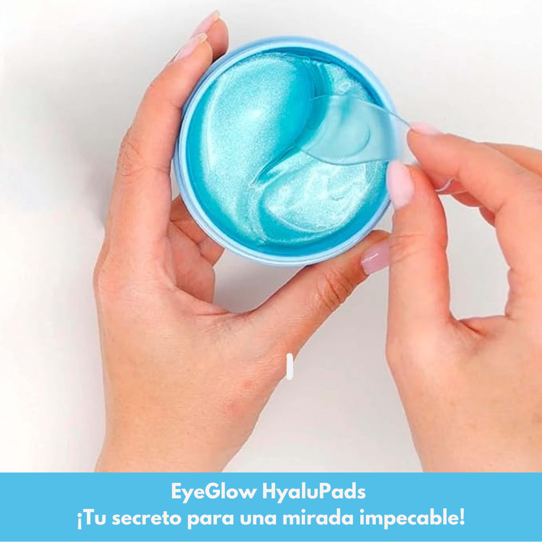 EyeGlow HyaluPads™ | 🤩 Parches para ojos con ácido hialurónico 💁‍♀️ | ¡Luce una mirada impecable!