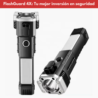 FlashGuard 4X™ | 🔦 Linterna táctica 4 en 1 🆘 | ¡Prepárate para lo inesperado!