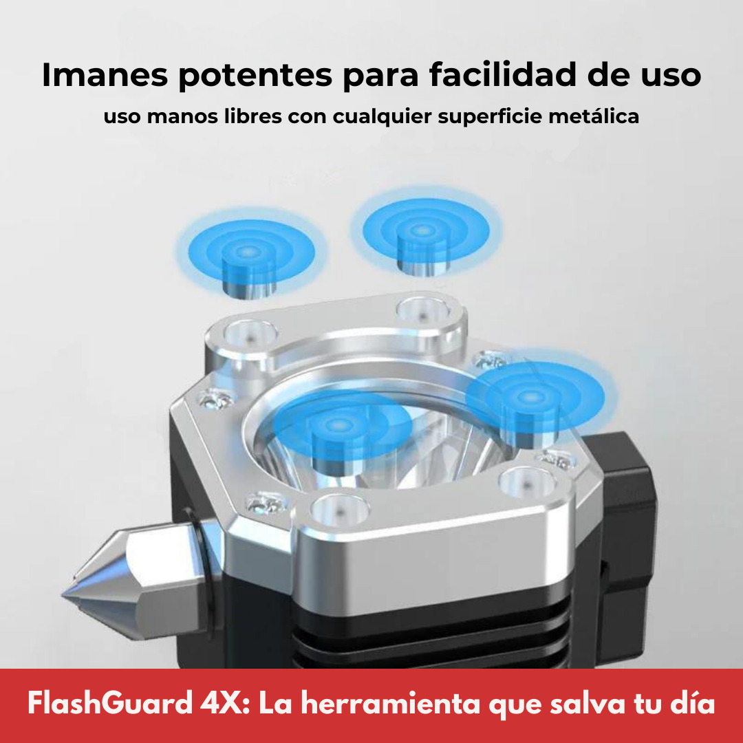 FlashGuard 4X™ | 🔦 Linterna táctica 4 en 1 🆘 | ¡Prepárate para lo inesperado!
