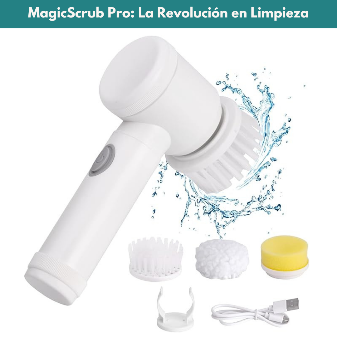 MagicScrub Pro™ | 🧼 Cepillo Eléctrico de Limpieza 🤩 | ¡La revolución en limpieza!