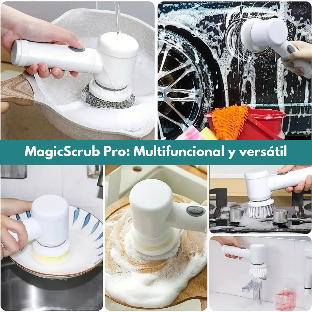 MagicScrub Pro™ | 🧼 Cepillo Eléctrico de Limpieza 🤩 | ¡La revolución en limpieza!