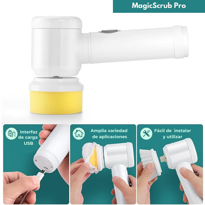 MagicScrub Pro™ | 🧼 Cepillo Eléctrico de Limpieza 🤩 | ¡La revolución en limpieza!