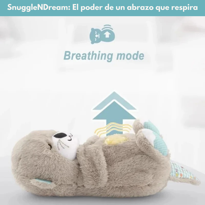 SnuggleNDream™ | 🧸 Peluche nutria que respira 💖 | ¡Un abrazo que respira amor y calma!