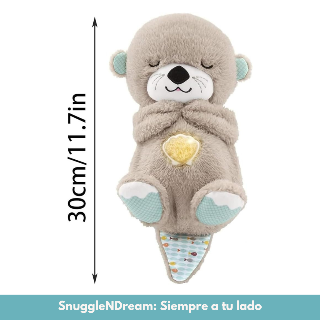 SnuggleNDream™ | 🧸 Peluche nutria que respira 💖 | ¡Un abrazo que respira amor y calma!