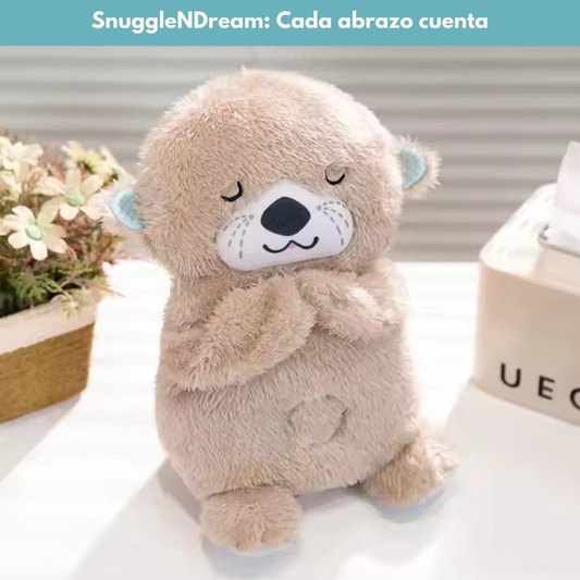SnuggleNDream™ | 🧸 Peluche nutria que respira 💖 | ¡Un abrazo que respira amor y calma!